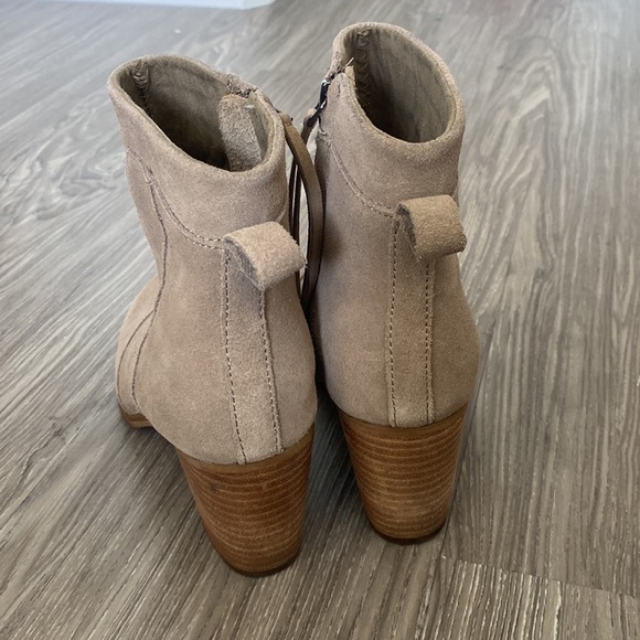 TOMS Tan Suede Ankle Boots - Picture 2 of 6